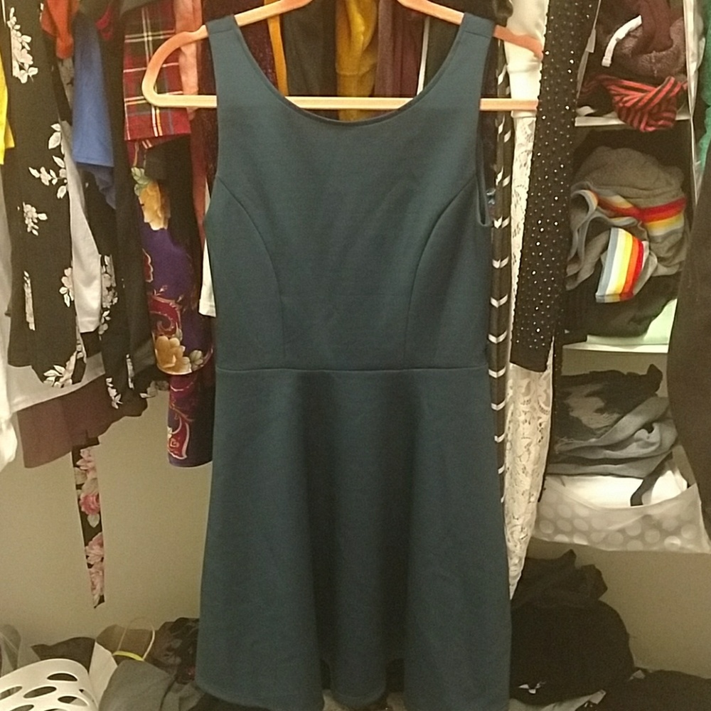 Navy blue dress